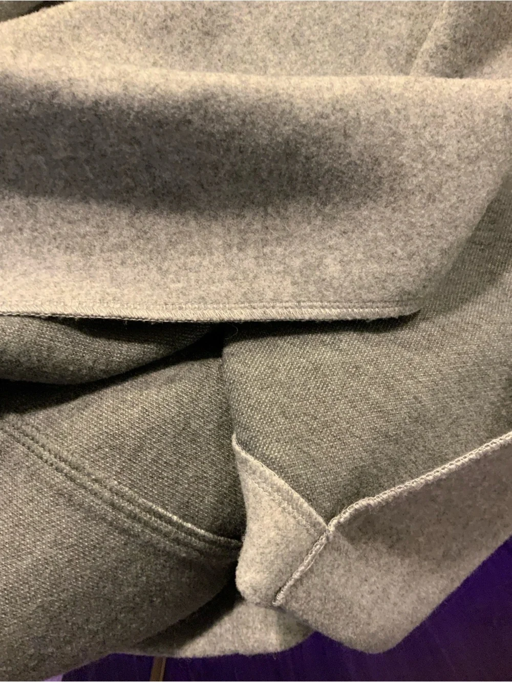 Zara Light Gray Open-Front Trench Coat